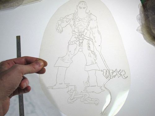 Stencil acetato tatuaggio