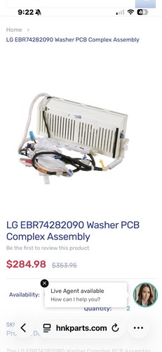 Ebr74282090 lavatrice pcb - ebr74282090,